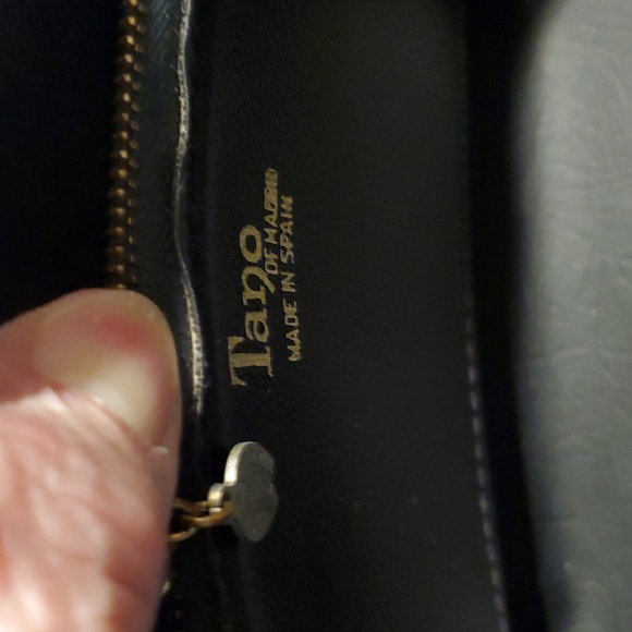 Tano Of Madrid Tapestry & Leather Handbag - Picture 4 of 6